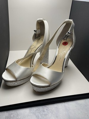 Jessica Simpson Women's Everyn Platform Sandal Heeled Size 9 Happily Ever After
