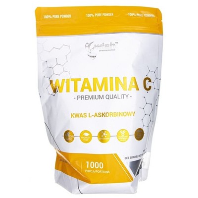 Wish Wunsch Vitamin C Pulver L-Ascorbinsäure 1kg Rein Non GMO Vege