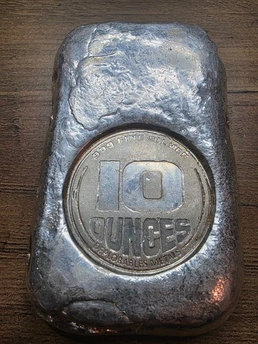 10 OUNCE SILVER BAR .999 DEPLORABLES METALS BULLION
