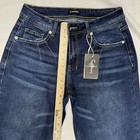 Flamingals Straight Leg Jeans Dark Wash Stretch Women’s Small NWT — photo 3