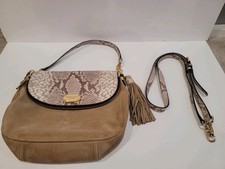 MICHAEL Michael Kors Bedford Snake Print Sued...