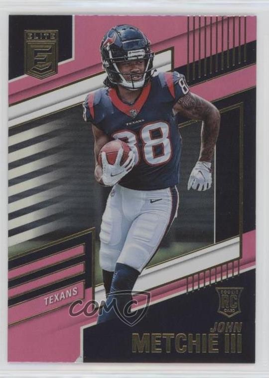 2022 Panini Donruss Elite Rookies Pink John Metchie III #126 Rookie RC 10qk