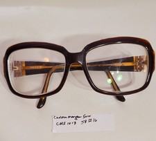 Vintage CHELSEA MORGAN CMS1013 BR Women Square Eyeglasses FRAMES ONLY with CASE