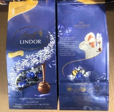 Lindt Lindor LINDOR Dark Chocolate, 2-Bags, 600g Each Bag