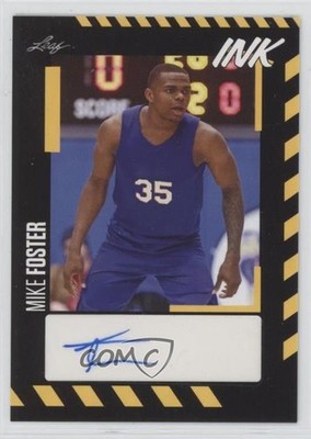 2023-24 Leaf Ink Gold Michael Foster Jr Mike Foster #BA-MF2 Auto 03mh