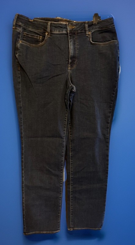 NYDI Jeans Lift X Tuck Technology Women Size 16W Marilyn Straight Blue Denim NWT