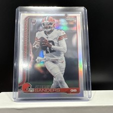 2024 Topps Chrome Shedeur Sanders Cleveland Browns #315 Rookie RC Refractor