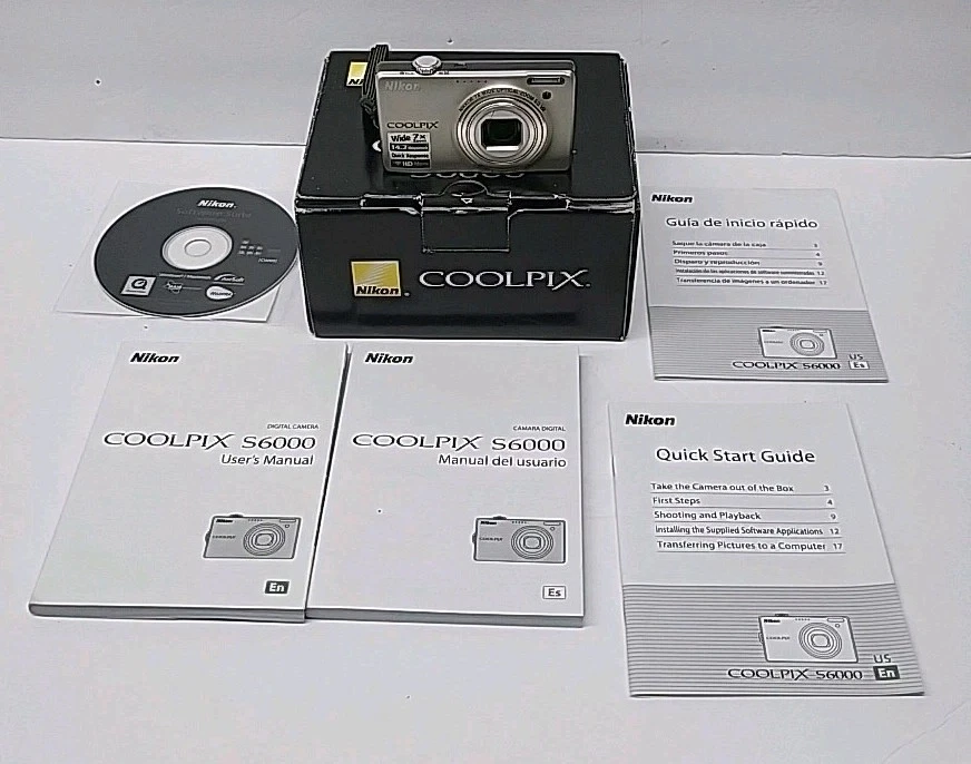 Nikon COOLPIX Nikon Coolpix S6000 Digital Cameras for sale | eBay