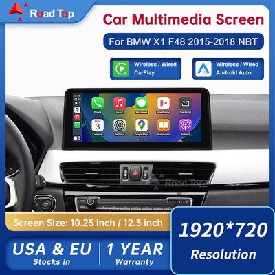 Für BMW X1 F48 2015-2018 Wireless CarPlay Android Auto Multimedia Touch Screen~