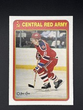 1990-91 O-Pee-Chee OPC #19R Sergei Fedorov Rookie Card RC Central Red Army. rookie card picture