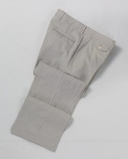 Anonymous Vintage 70s Check Slight Flare Dress Trousers Pants NWOT New NOS 32x29