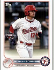 2022 Topps Pro Debut Branden Boissiere #PD-36 Fredericksburg Nationals