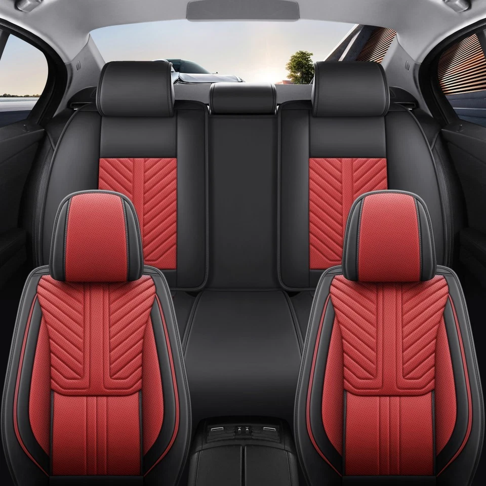 Juego completo de fundas de cojín de cuero para coche Toyota Tundra 2008-2026 Foto 3 de 4