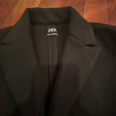 Zara Black Long Jacket  Size Small Women s