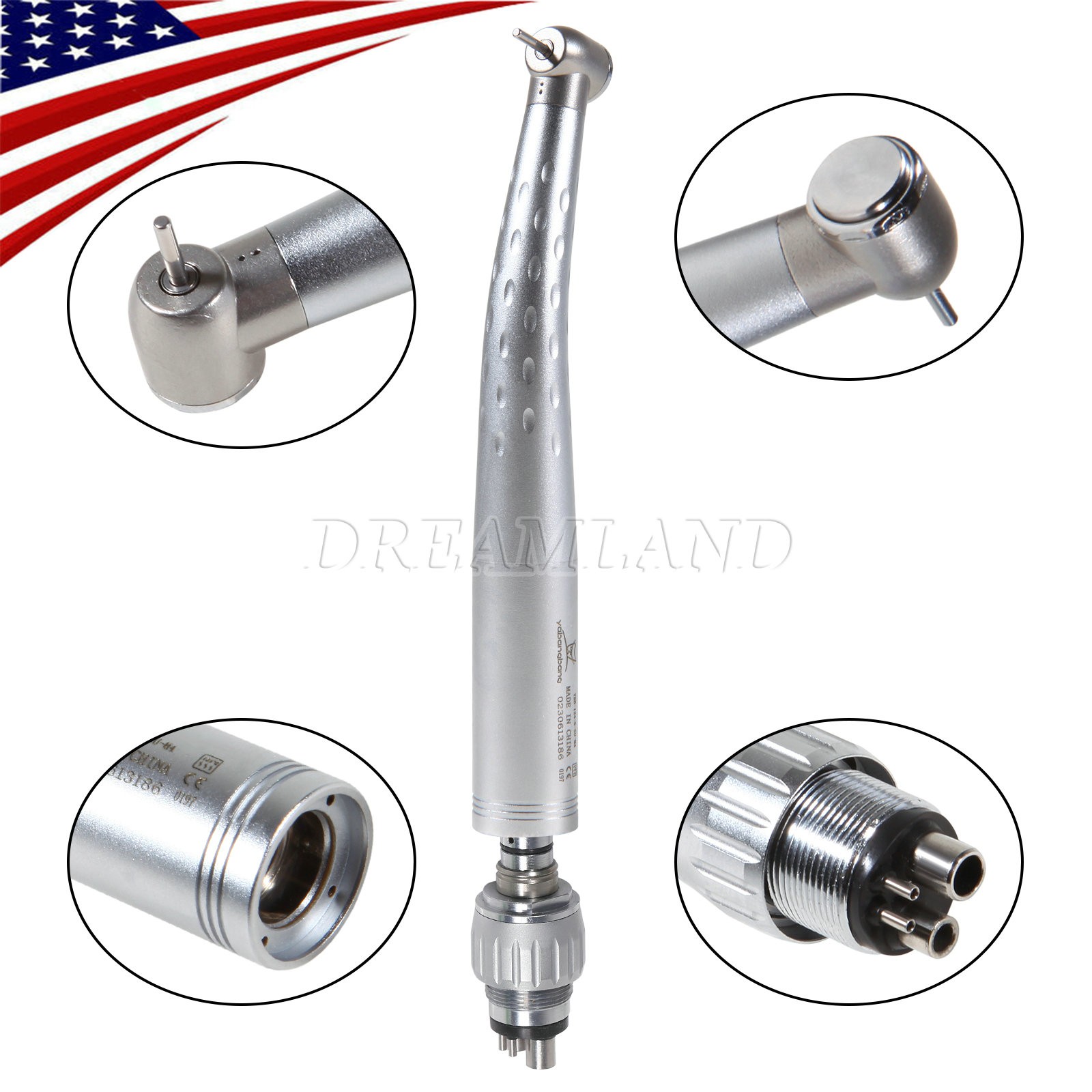 US 5pcs Yabangbang Dental High Speed Handpiece & Coupling Fit KaVo MULTIflex M4