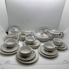 Child's Tea Set Harvest Pattern Made in Japan 25 pcs Vintage