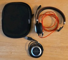 Jabra Evolve 40 Mono Wired Headset HSC017 SingleEarRight w/USB Controller ENC010