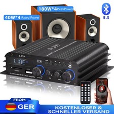 Bluetooth 4.1Kanal Digital-Leistungsverstärker Heim/Auto Speaker Amplifier S-299