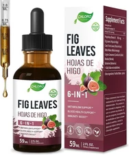 CHLOROLYFE Natural Fig Leaves Drops, Metabolism Support, Blood Health 2oz