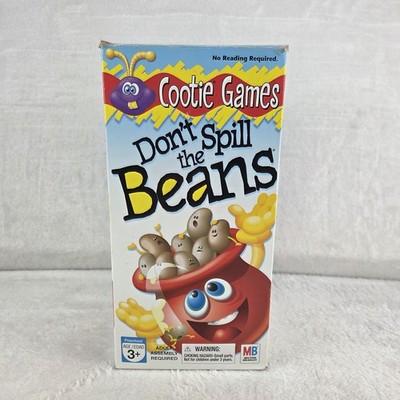 Vintage Don't Spill the Beans Game COMPLETE Milton Bradley 1999 Kids 90's