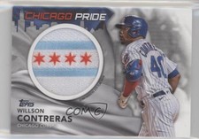 2022 Topps Series 1 City Flag Commemorative Relics Willson Contreras Patch 0l2q
