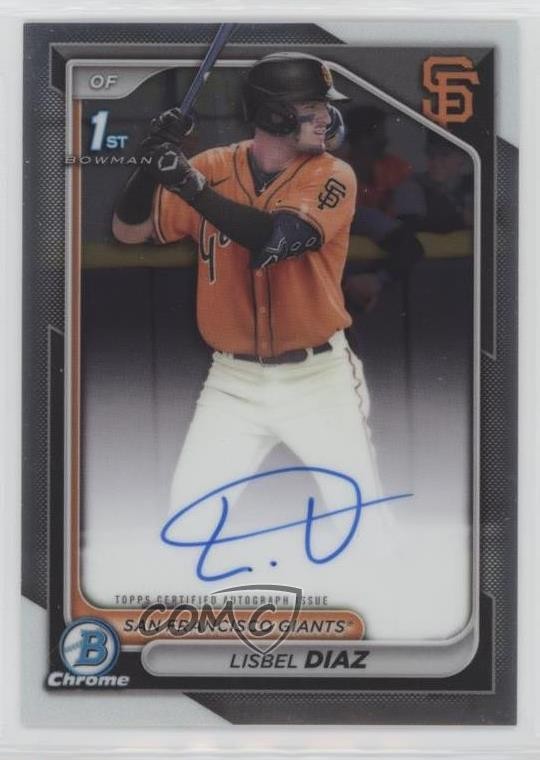 2024 Bowman Chrome Prospect Auto Lisbel Diaz #CPA-LDI Auto 0xi8