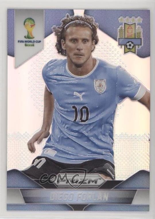 2014 Panini Prizm World Cup Silver Prizm Diego Forlan #192 01eh