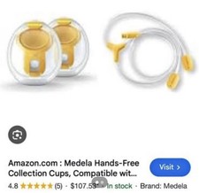 Medela Resupply Kit Maxi Freestyle Hands Free Cups Bottles Tubing 21mm