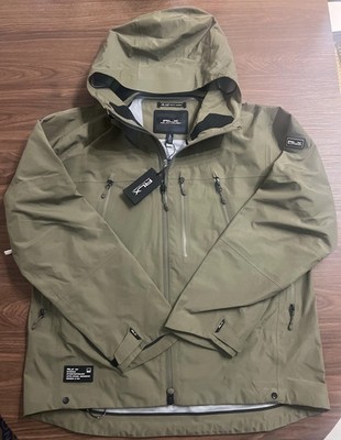 New Water-Repellent Hooded Jacket RLX Ralph Lauren Size XL