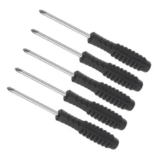 5pcsSmall Phillips Screwdriver 3.0mm 98mm Cross Screwdriver W Anti-slip Handle