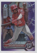 2022 Bowman Mega Box Purple Mojo Refractor /250 Roismar Quintana #BCP-83 0xz8