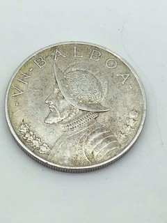 VN Balboa 1947 República de Panamá 90% dólar de plata