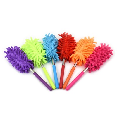 Telescopic Extendable Magic Microfibre Cleaning Feather Duster Extending Brush