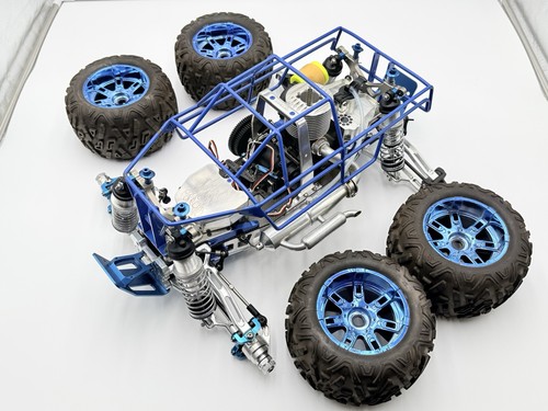 Custom Losi LST LST2 Nitro Truck Hot Racing New Era RDLogics Aluminum Build