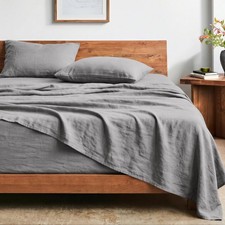 Bare Home King Sheet Set - Luxury 1800 Ultra-Soft Stonewashed Microfiber -