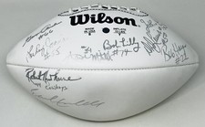  Multi Legends Signed Autograph Football JSA Authentic B. Hayes/B. Lilly  w/ LOA