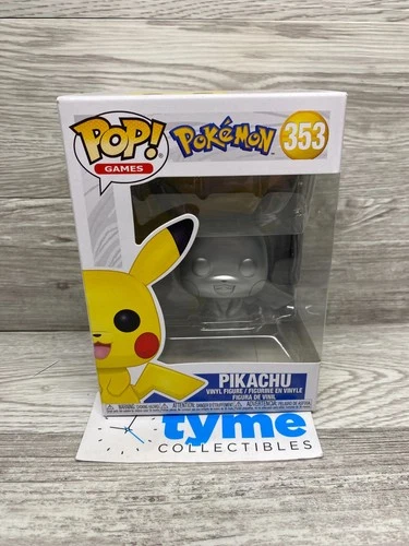 Funko Pop! Pokemon: Pikachu (Metallic Silver) #353- NEW