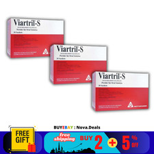 3 X Viartril-S Glucosamine 1500mg for Relieve Joint Pain Supplement