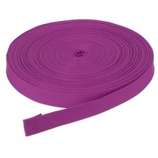 25Yard x 3/4" Width Nylon Webbing Strap Poly Flat Webbing Strapping Purple Red