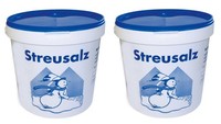 2X 10Kg Streusalz Im Eimer Auftausalz StraßEnsalz Tausalz Streumittel Steinsalz