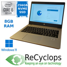 HP ProBook 430-G7 10th Gen Intel i5 CPU, 256GB SSD Windows 11 Grade B laptop