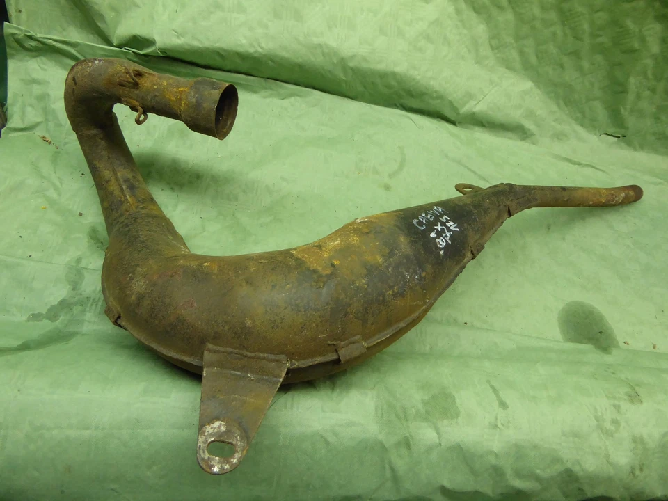 Exhaust Manifold 1982 Cagiva RX 125 1981 1982 (Air Cooler Engine) - Image 2 of 4