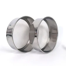 Flour Sifter Round Fine Mesh Baking Strainer Stainless Steel Sugar Powder Sieve
