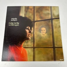 Wanda Jackson – Make Me Like A Child Again LP Record 1975 Myrrh Gospel SIGNED
