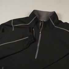 FootJoy Pullover Men's Small Performance Half Zip Wind Black Modelo 32664