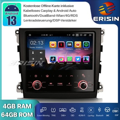 64GB Android 14 Autoradio GPS  für Porsche Panamera CarPlay DAB+ OBD2 Wifi Navi