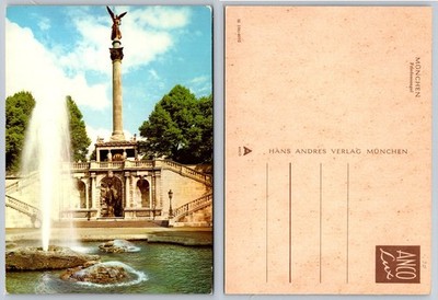 München Friedensengel Postcard - Hans Andres Verlag ANCO Lux Germany