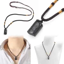 AMULETO TURMALINA NEGRA CUARZO PARA PROTECCION Y DINERO BLACK TURMALINE