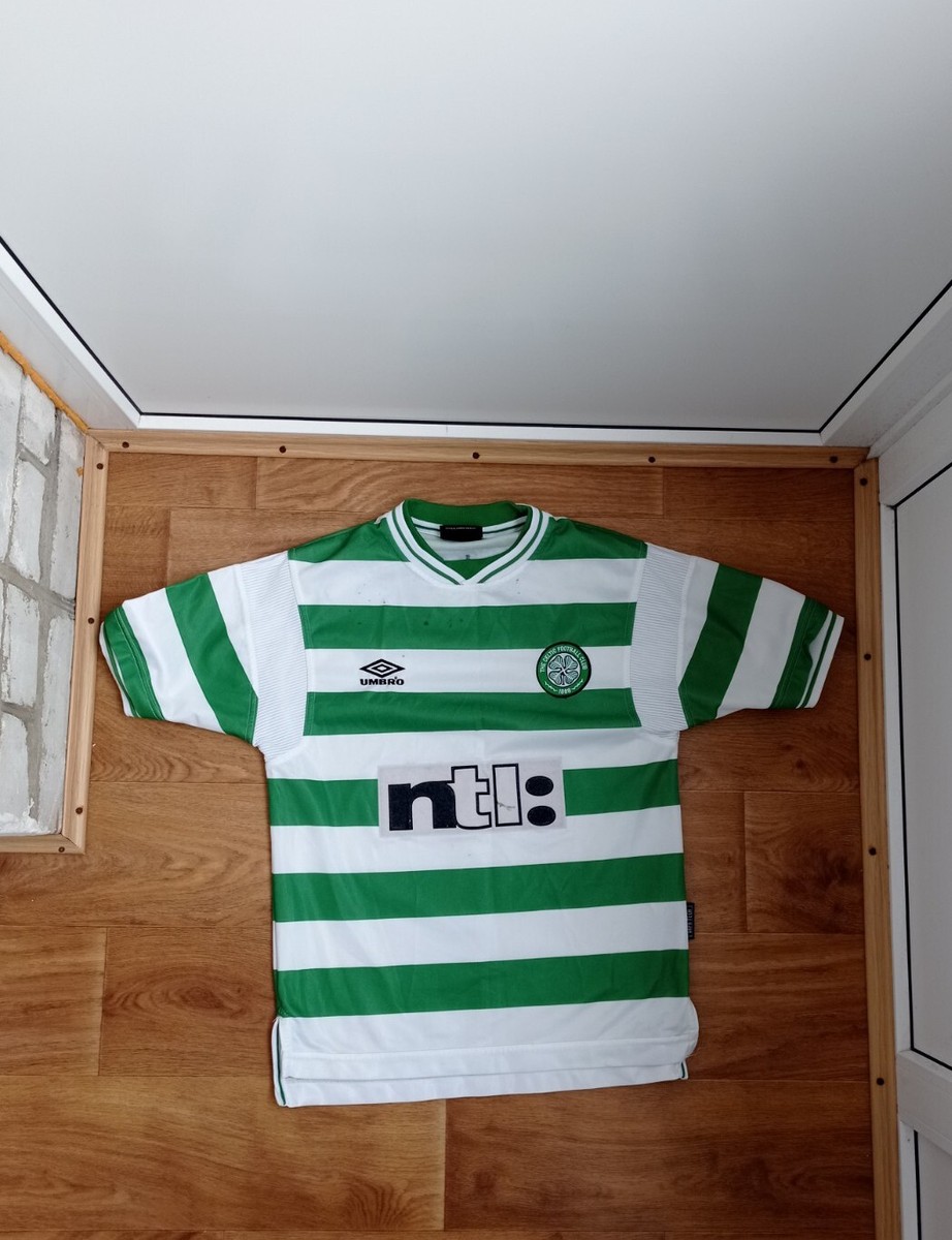 ⑪1999/2000/2001 Celtic セルティック ユニフォーム VINTAGE FC CELTIC 1999-2000-2001 HOME JERSEY SHIRT SOCCER