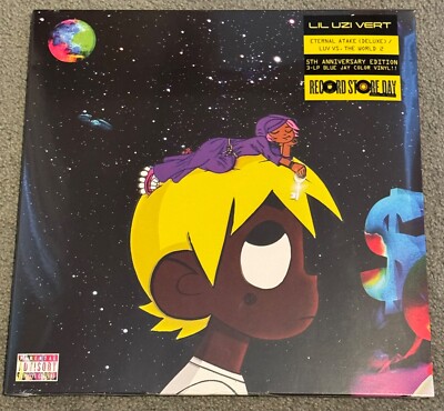 Lil Uzi Vert Eternal Atake / LUV vs. The World 2 RSD 2025 Blue Vinyl 3LP